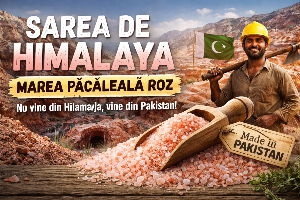 Sarea de Himalaya: Marea Păcăleală Roz. De ce nu vine din Himalaya, ci din Pakistan