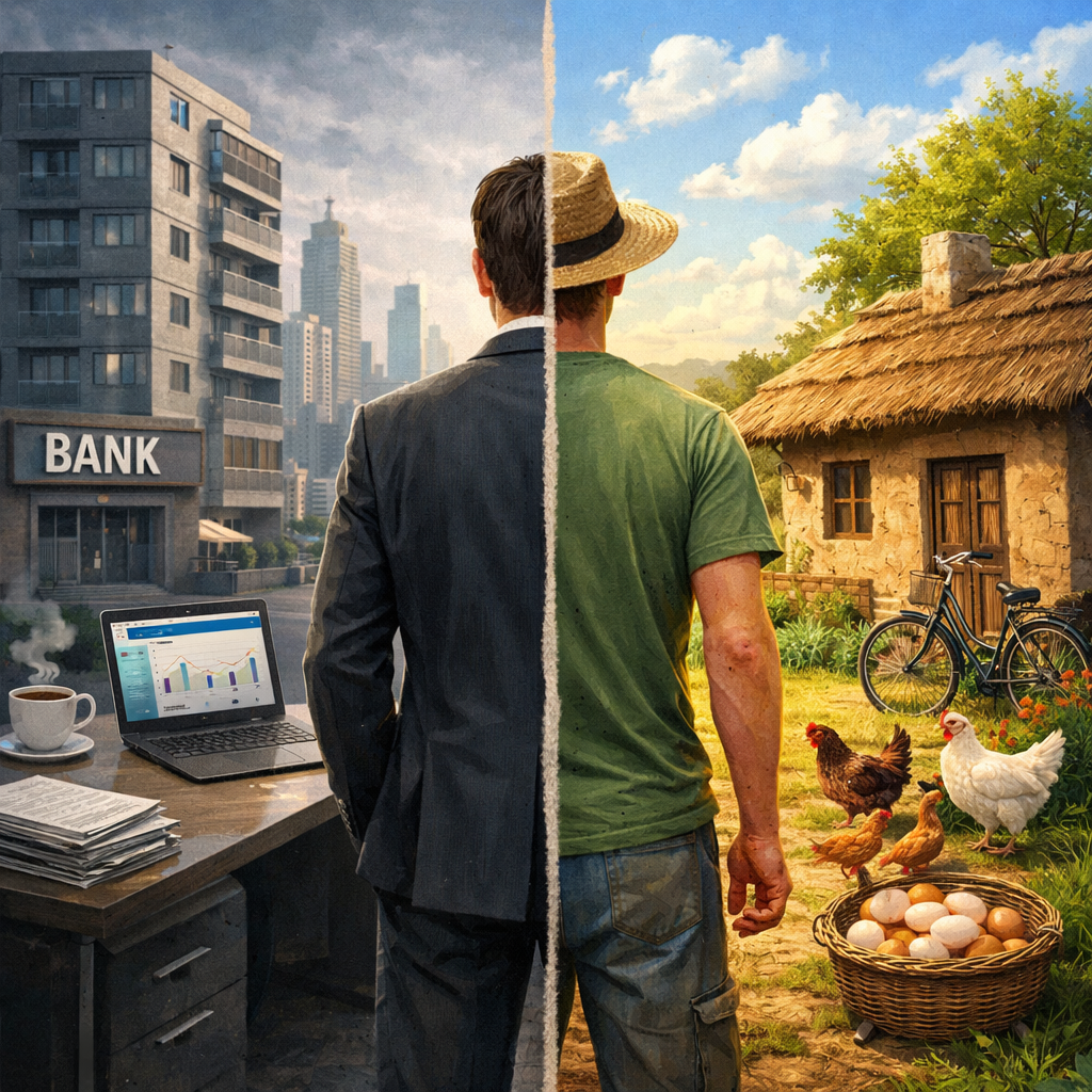 Cutia de beton vs. casa de chirpici: ce înseamnă „succesul” în 2026