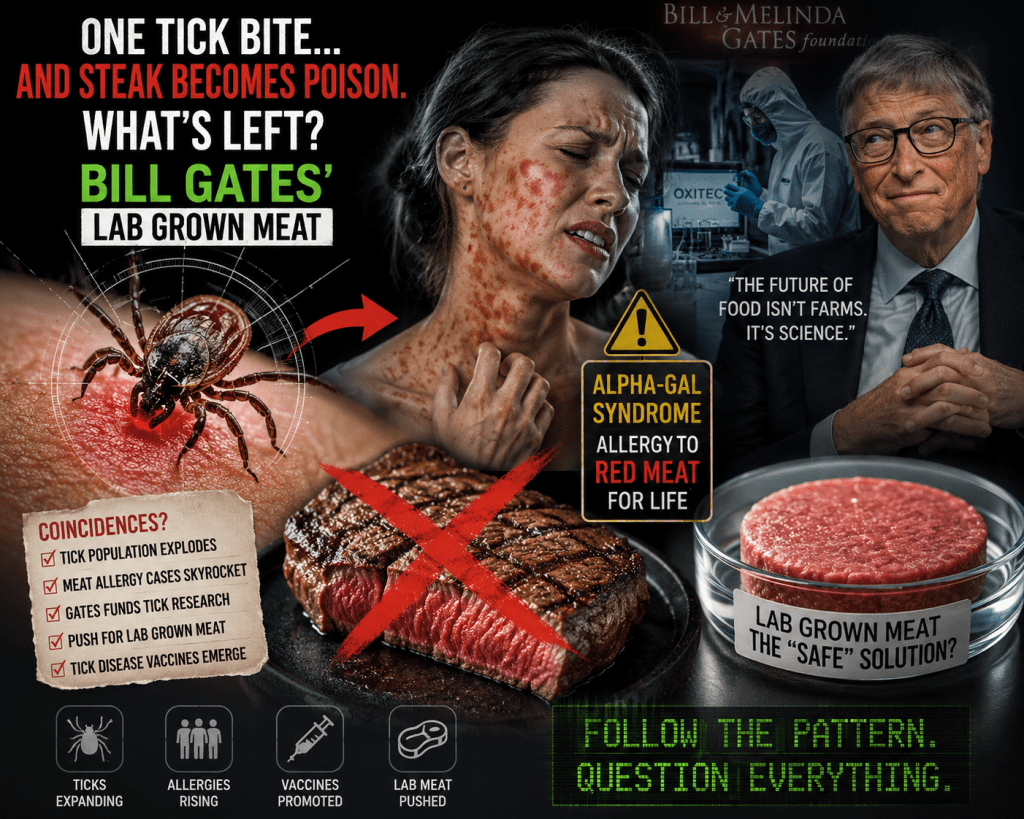 Căpușa care te face vegan. Coincidențe moderne, Bill Gates și friptura&nbsp;interzisă